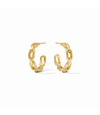 Julie Vos Cheval Paperclip Hoop Gold / Medium