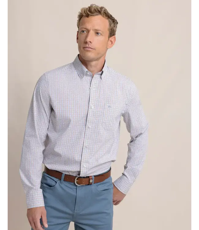 Southern Tide M LS Charleston Summerton Plaid Sportshirt