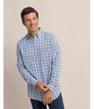 Southern Tide M LS Brr IC Haywood Plaid Sportshirt