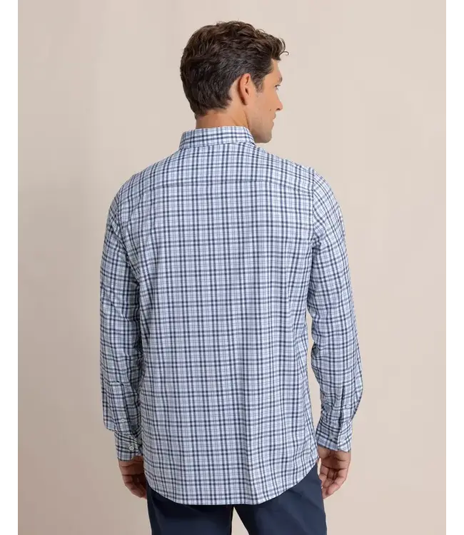 Southern Tide M LS Brr IC Haywood Plaid Sportshirt