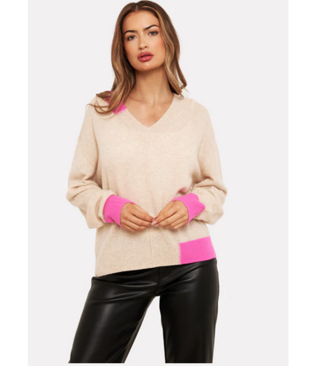 BRODIE COLOUR POP MARIA V NECK