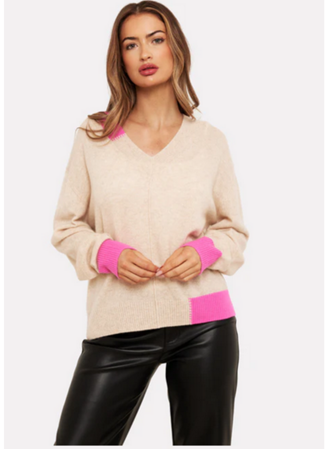 COLOUR POP MARIA V NECK