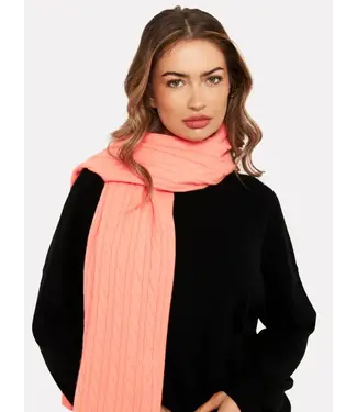 BRODIE CASHMERE CABLE SCARF