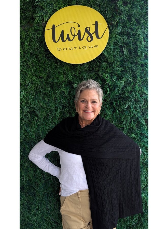 CABLE SCARF