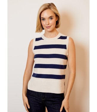 DESIGN HISTORY CREW VEST STRIPE