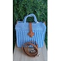 SOIREE CROCHET BAG -LT BLUE