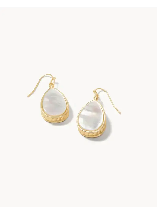 Naia Teardrop Earrings Pearlescent
