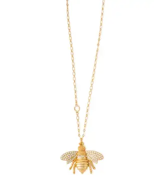 Spartina Bee Toggle Necklace 34" Gold