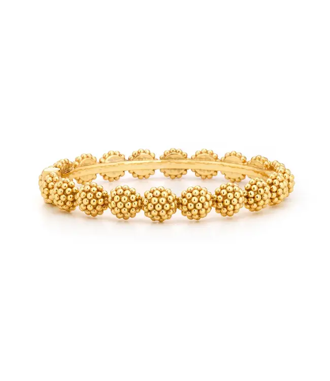 CAPUCINE DE WULF Berry Eternity Hinged Bangle, Sm, Gold