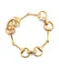 Equestrian Snaffle Bit Bracelet in Gold