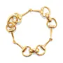 Equestrian Snaffle Bit Bracelet in Gold