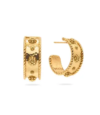 CAPUCINE DE WULF Berry Classic Small Hoop Earrings Gold