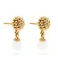 Berry Drop Stud Earrings Pearl