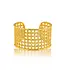 Veranda Caning Cuff, Gold