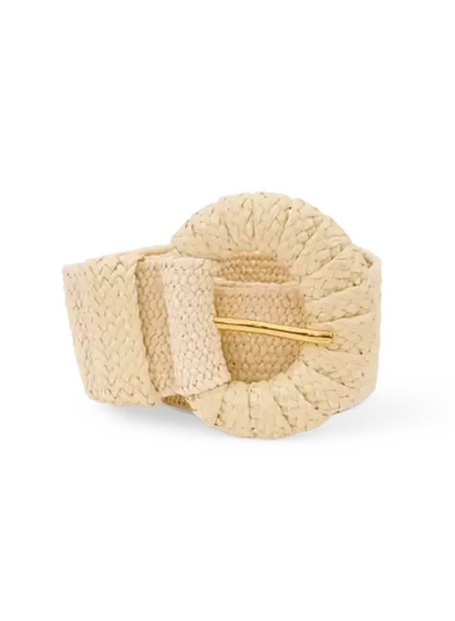 WOVEN RAFFIA ELLA BELT