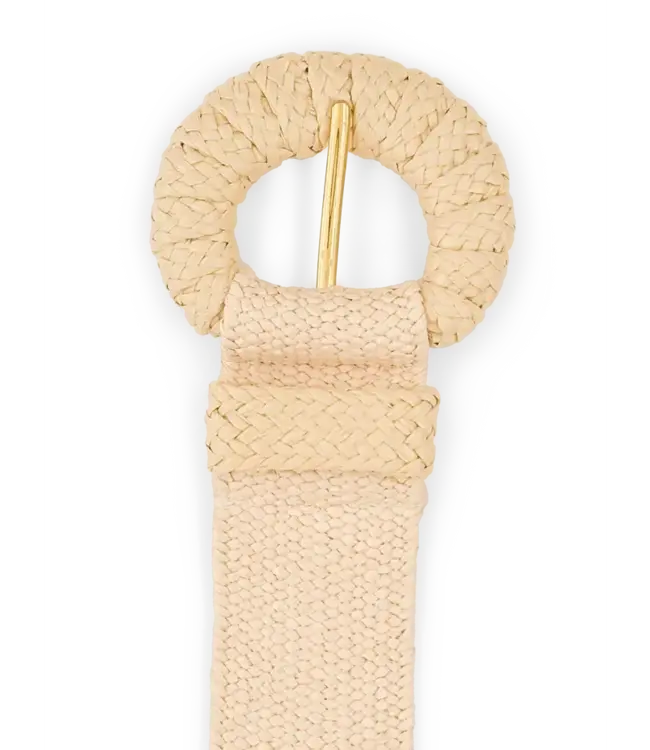 WOVEN RAFFIA ELLA BELT