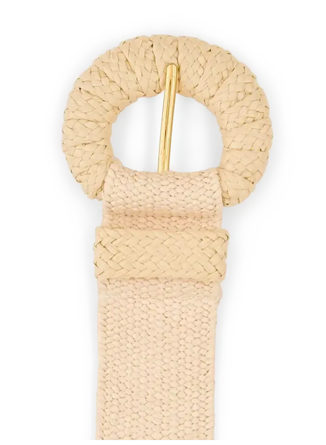 WOVEN RAFFIA ELLA BELT
