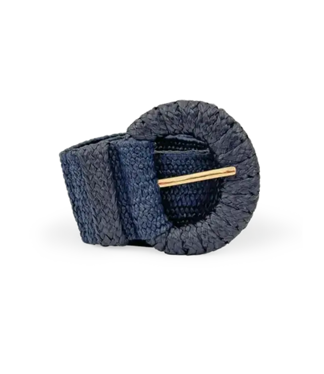 WOVEN RAFFIA ELLA BELT