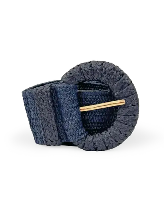 WOVEN RAFFIA ELLA BELT