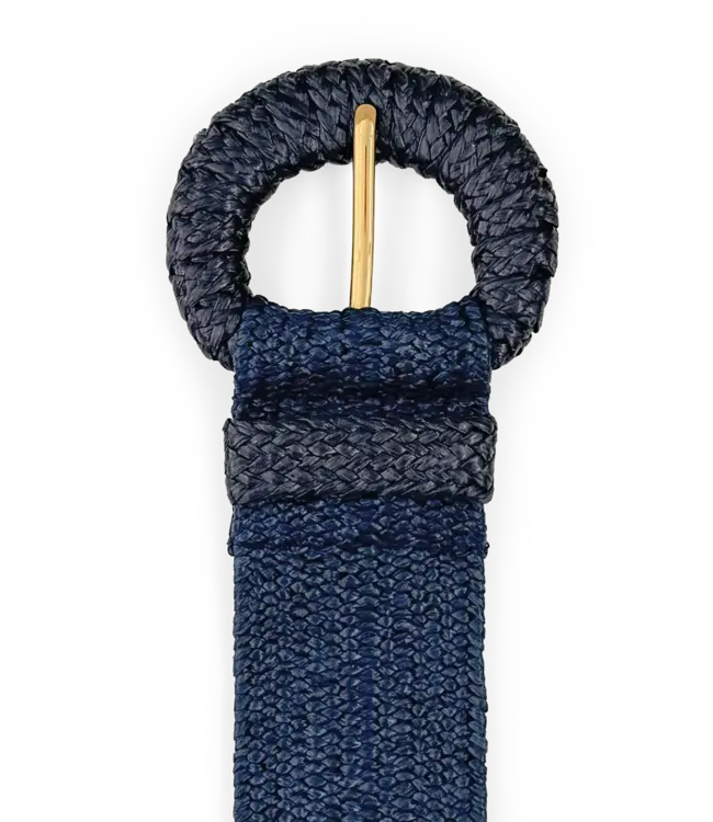 TORI RICHARD WOVEN RAFFIA ELLA BELT