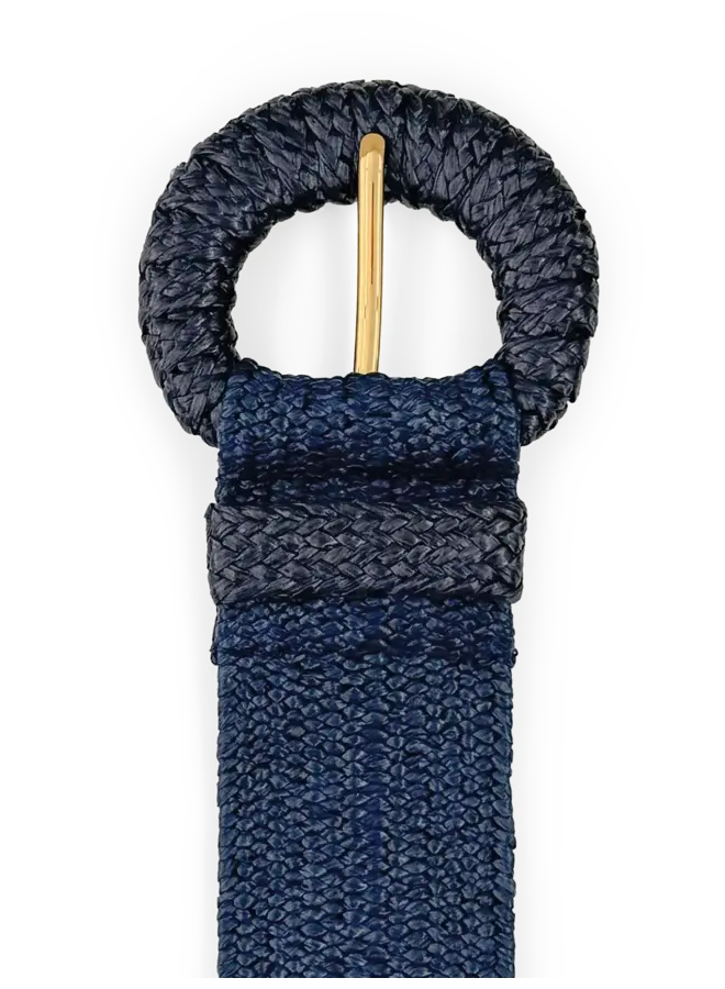 WOVEN RAFFIA ELLA BELT