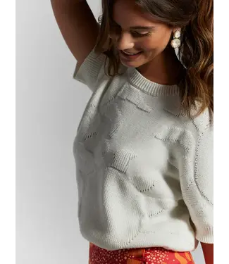 TORI RICHARD SUN JACQUARD SOLEIL SWEATER