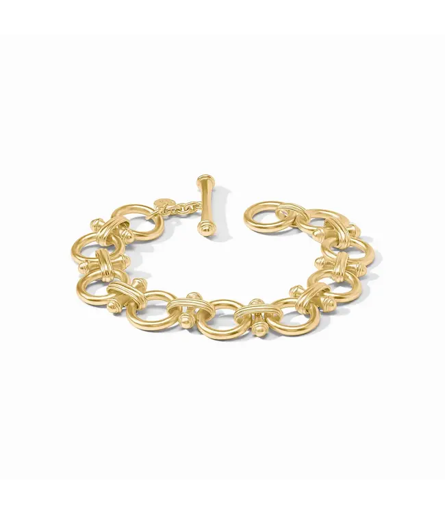 Julie Vos Bamboo Link Bracelet Gold