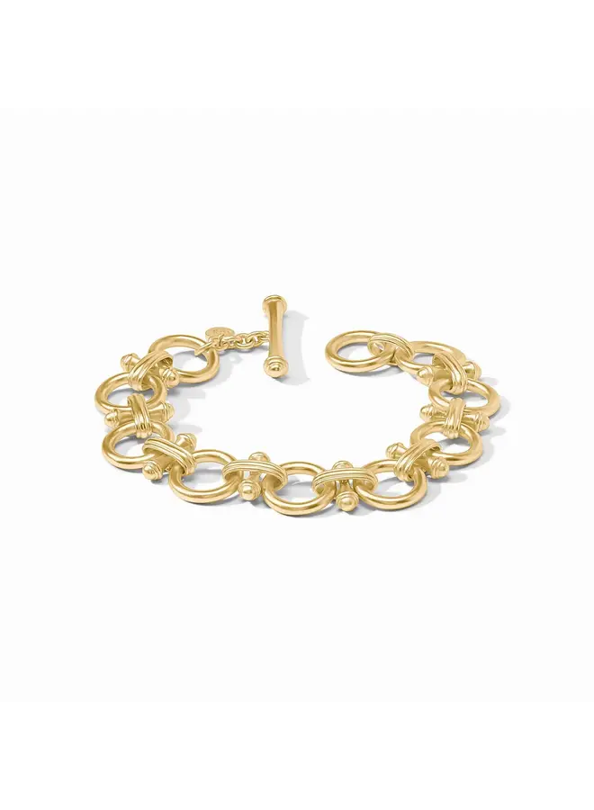 Bamboo Link Bracelet Gold