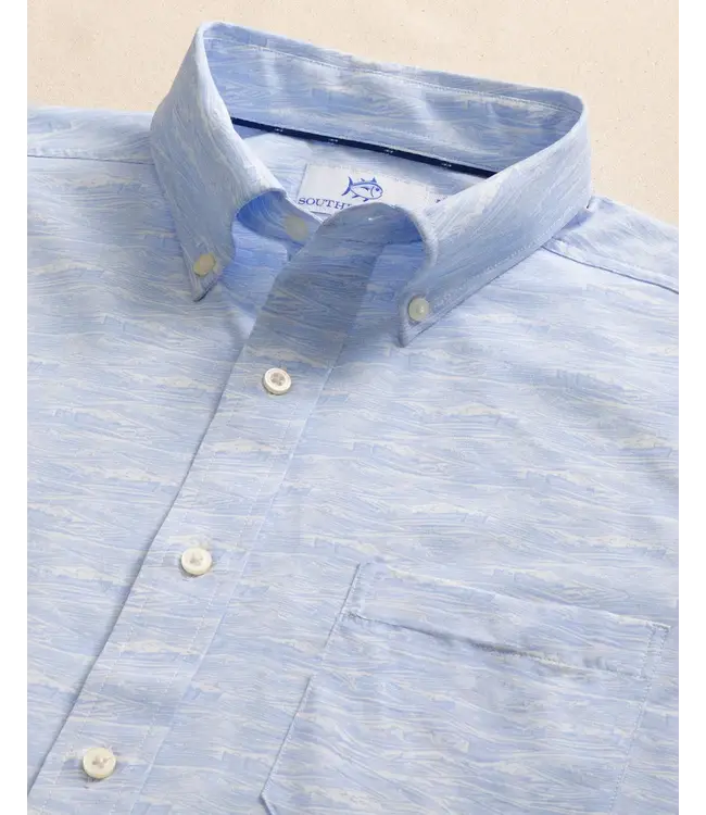 Southern Tide M SS IC Get In Shipshape Sportshirt