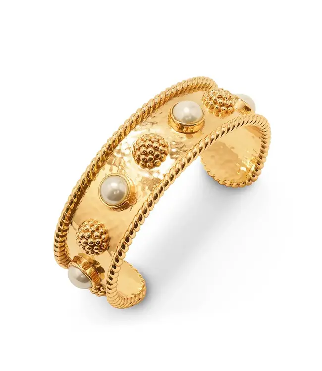 Berry Gem Cuff - Pearl