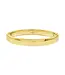 Cleopatra Oval Hinged Bangle, S/M - Gold