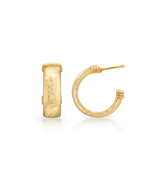 Cleopatra Classic Small Hoop Earrings - Gold