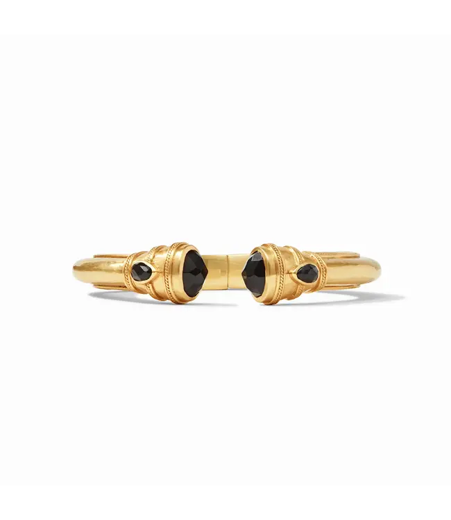 Julie Vos Cannes Demi Cuff-Obsidian Black-OS
