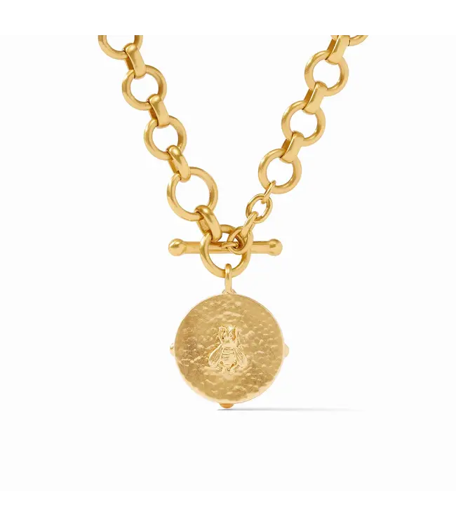 Honeybee Demi Necklace-Mother of Pearl-OS