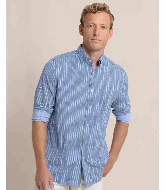 Southern Tide M LS IC Pop Lock and Dock It