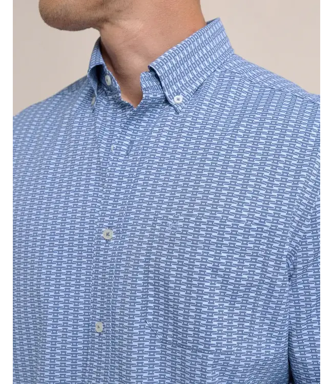 Southern Tide M LS IC Pop Lock and Dock It