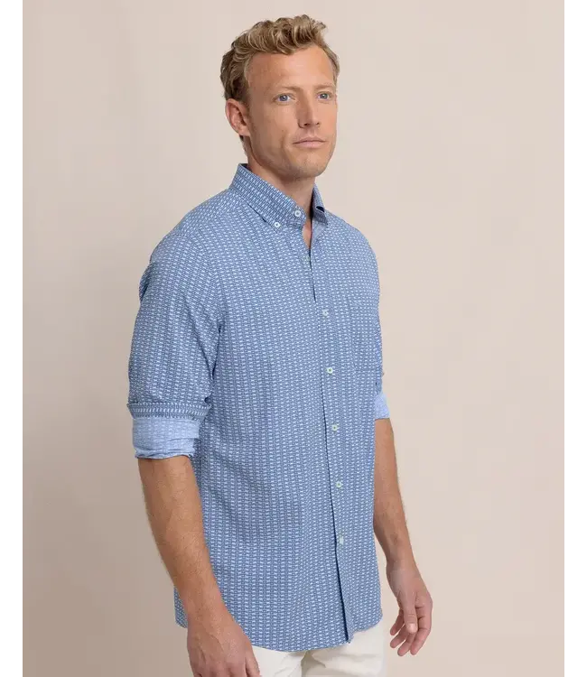 Southern Tide M LS IC Pop Lock and Dock It