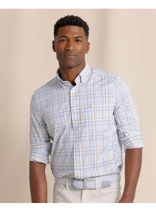 M LS Brrr IC Morris Island Plaid Sportshirt