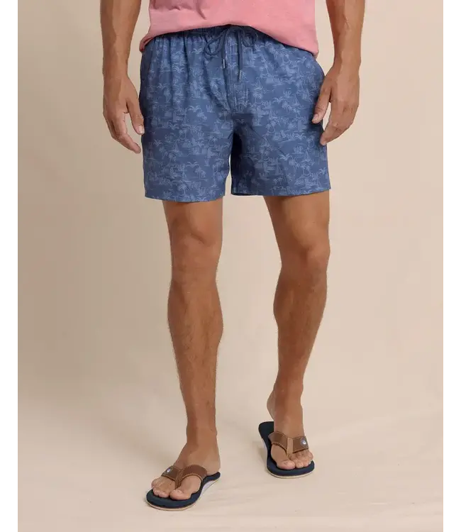 Southern Tide M SS IC Tide To The Shore Swim Trunk