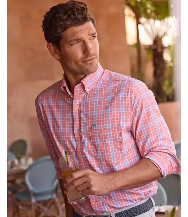 Southern Tide M LS IC Beckenham Plaid Sportshirt