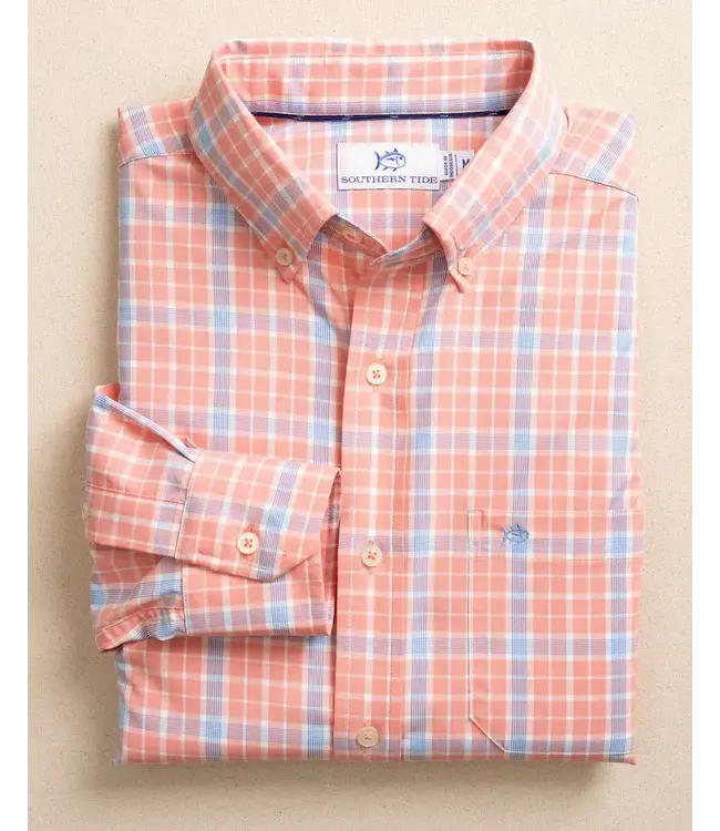 Southern Tide M LS IC Beckenham Plaid Sportshirt