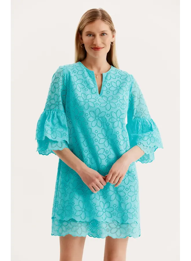 CHRISTA EYELET DRESS
