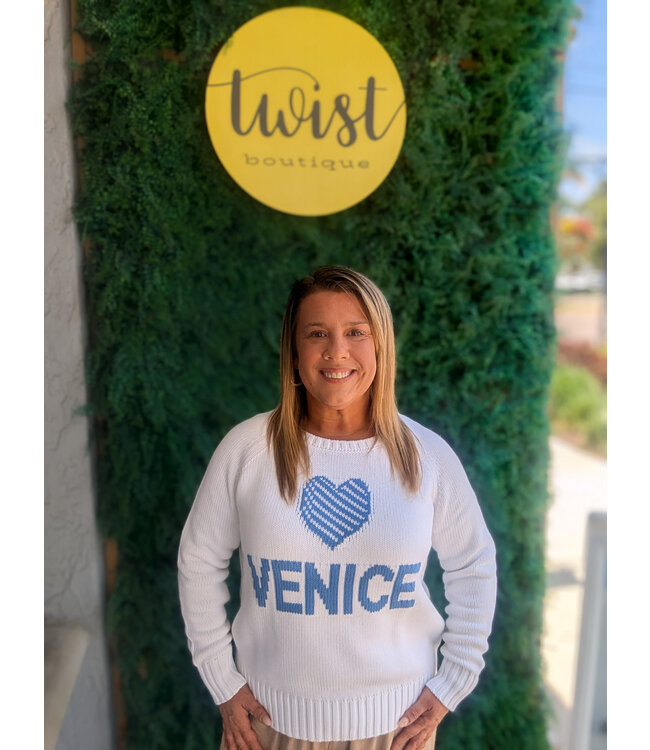 COTTON SWEATER - VENICE / HEART