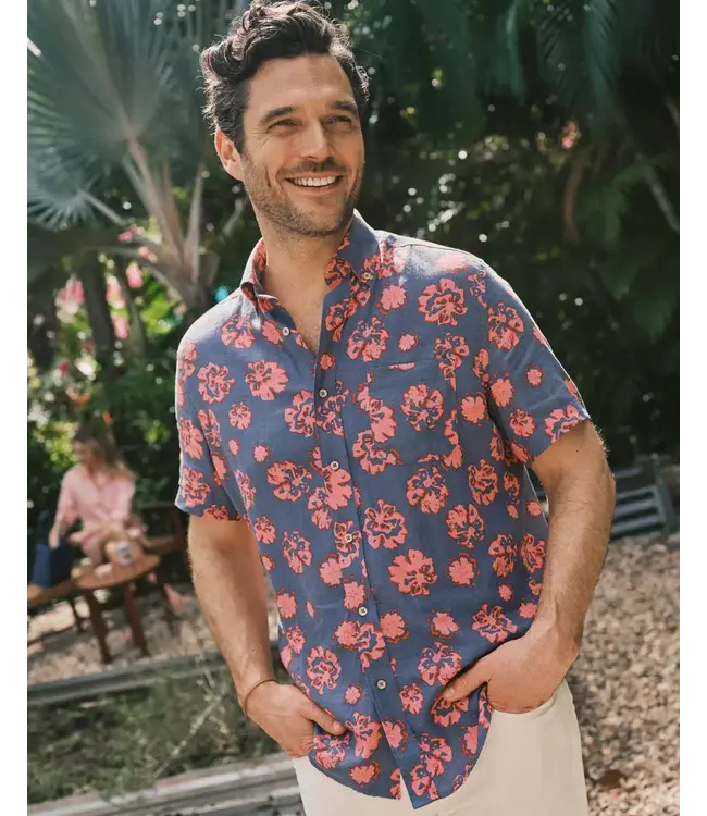 Southern Tide M SS LR Blossom Bliss Sportshirt