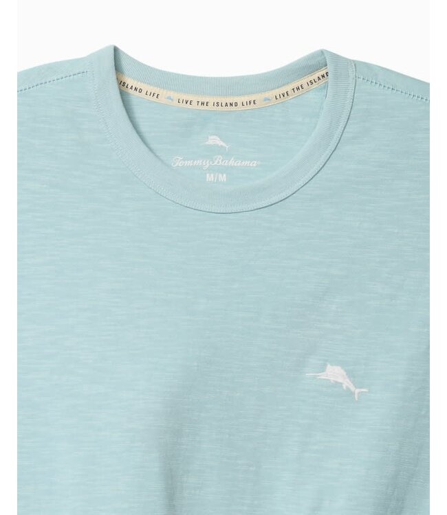 Tommy Bahama RED WHITE AND BLOOM LUX TEE LS