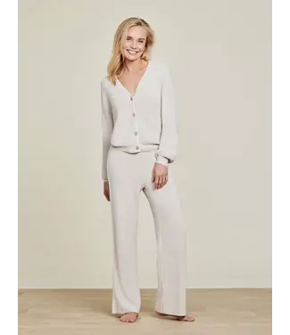 Barefoot Dreams CCUL CONTRAST RIBBED CARDIGAN
