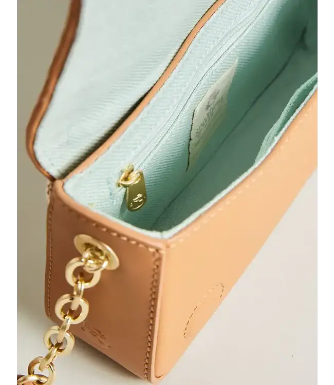 Spartina Cane Crew Phone Crossbody Pecan