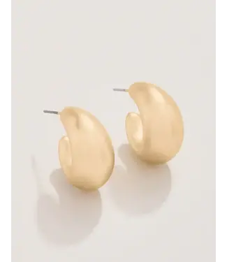 Spartina Air Hoop Earrings 22mm Gold