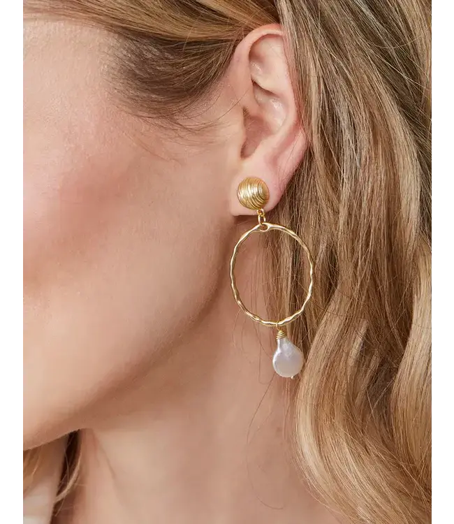Spartina Peyton Earrings Pearl