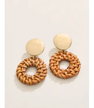Spartina Joanne Wicker  Earrings Brown